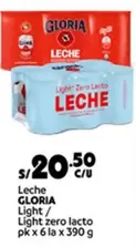 Gloria - Leche Light / Light zero lacto