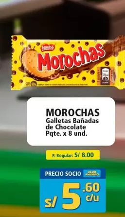 Nestlé - Morochas Galletas Bañadas de Chocolate