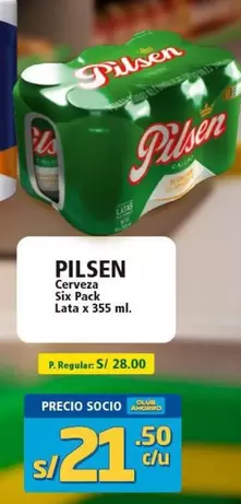 Pilsen - Cerveza Six Pack Lata