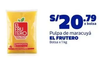 El Frutero - Pulpa de maracuyá