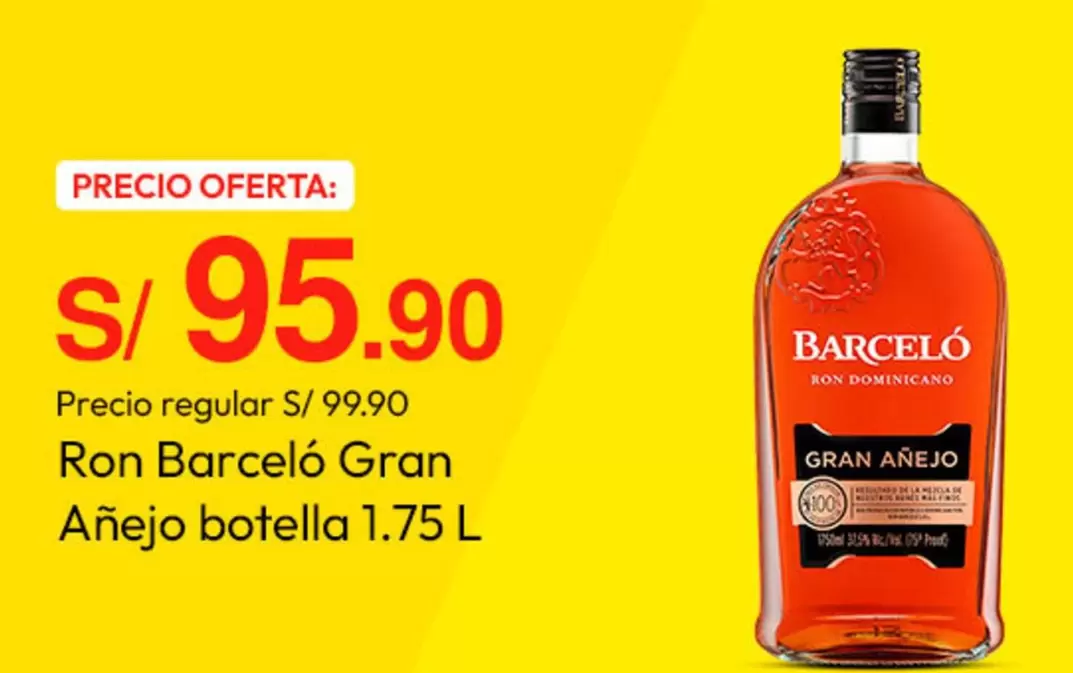 Barceló - Ron Gran Añejo botella