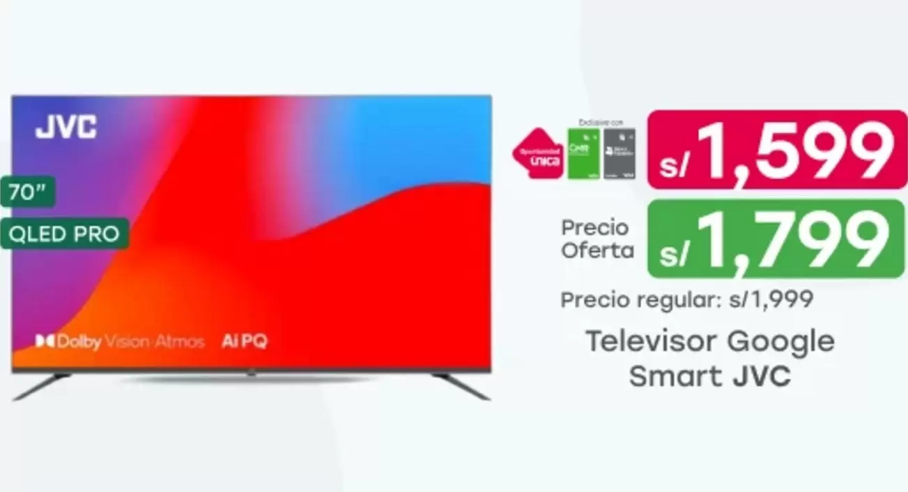 JVC - Televisor Google Smart