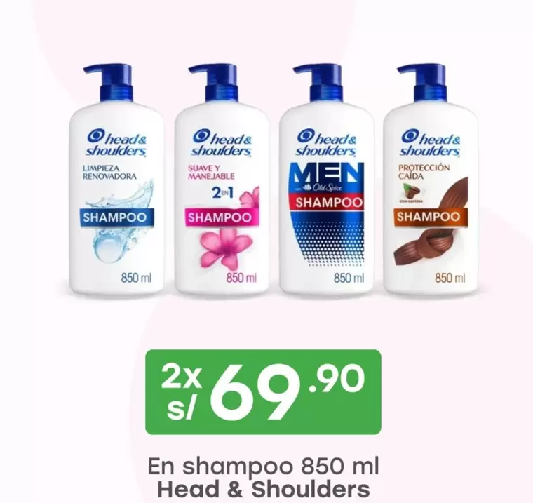 Head & Shoulders - Shampoo 850 ml