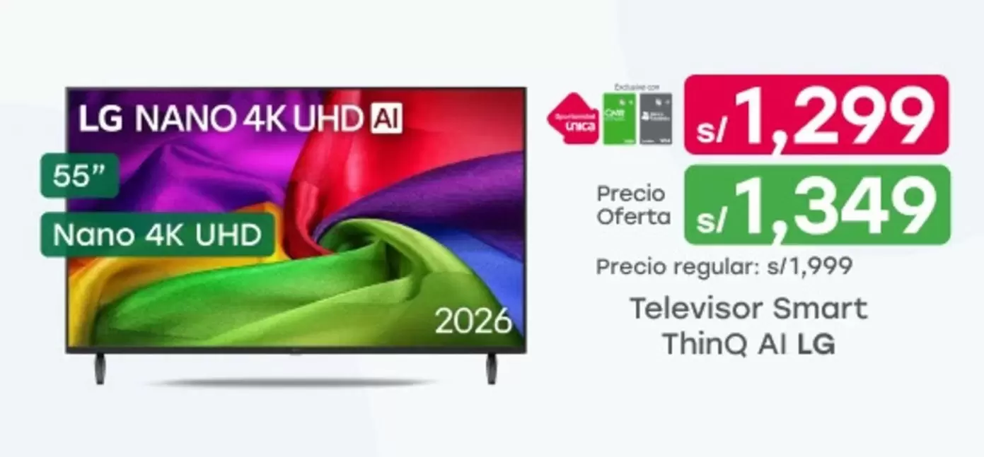 Lg - Televisor Smart ThinQ AI