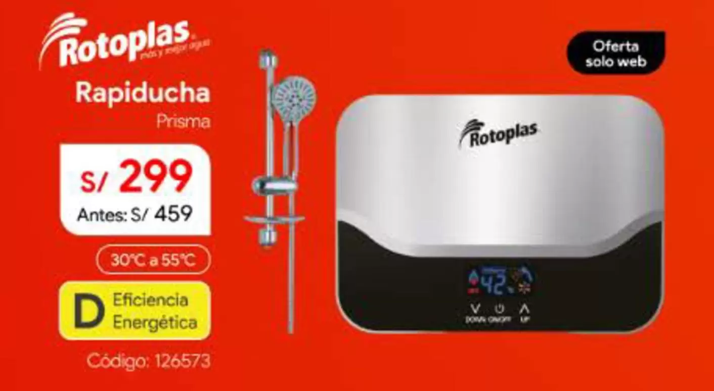 Rotoplas - Rapiducha Prisma