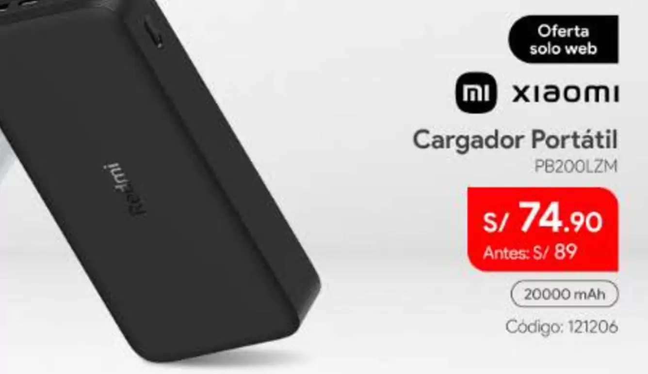 Xiaomi - Cargador Portátil PB200LZM
