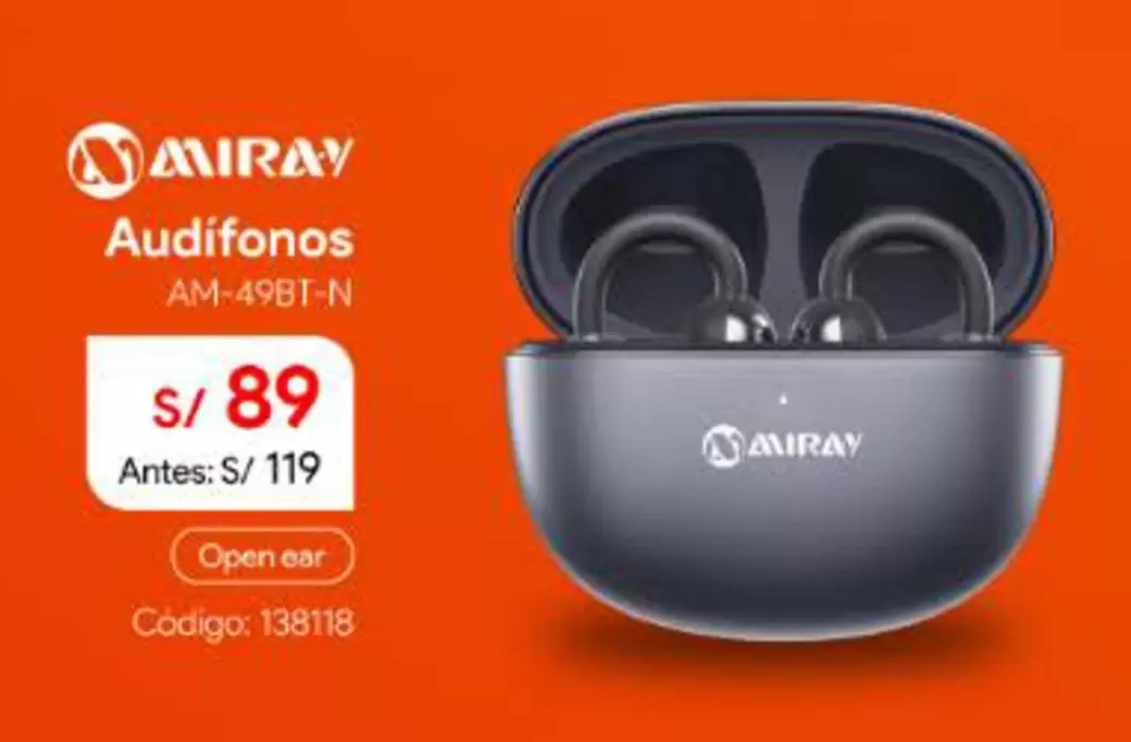 Miray - Audífonos AM-498T-N