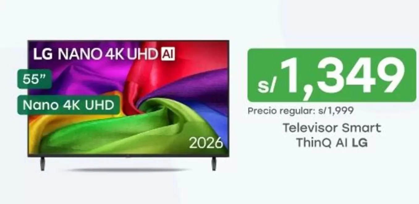 Lg - Televisor Smart ThinQ AI