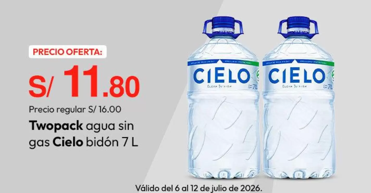 Cielo - agua sin gas bidón