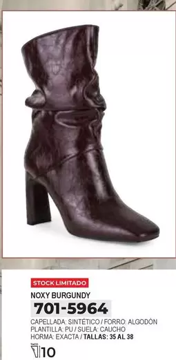 NOXY BURGUNDY 701-5964