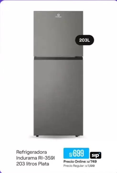 Indurama - Refrigeradora RI-359I