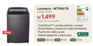 Suave - Lavadora - WT19BVTB