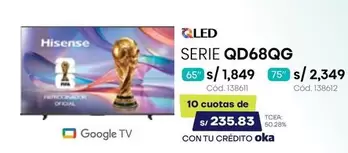 Hisense - QLED SERIE QD68QG