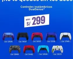 Controles inalámbricos DualSense