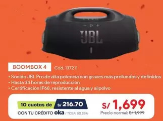 JBL - BOOMBOX 4
