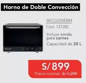 Horno de Doble Convección 5KCO224EBM