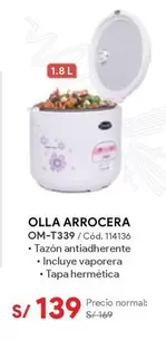 OLLA ARROCERA OM-T339 / Cód. 114136