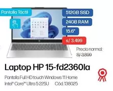 Hp - Laptop 15-fd2360la