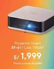 Smart - Proyector EF-61 / Cód. 138347