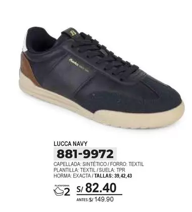 LUCCA NAVY 881-9972