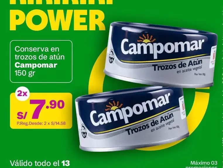 Campomar - Conserven in trozos de atún