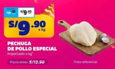 PECHUGA DE POLLO ESPECIAL
