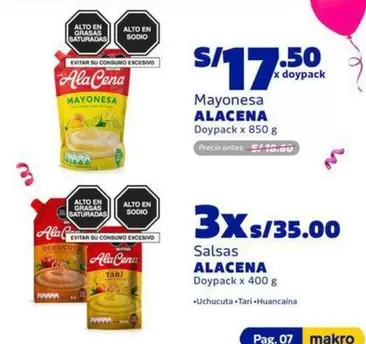 Alacena - Mayonesa Doypack