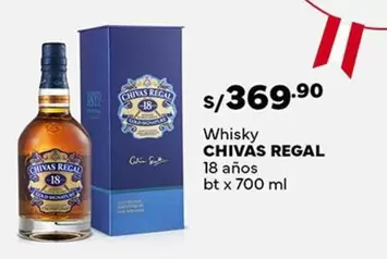 Chivas Regal - Whisky 18 años bt x 700 ml