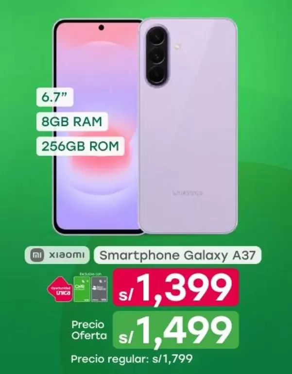 Xiaomi - Smartphone Galaxy A37