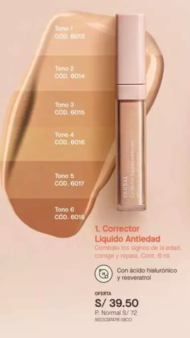 Yanbal - Corrector Líquido Antiedad