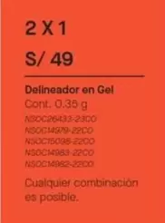 Delineador en Gel