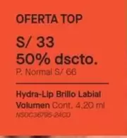 Hydra-Lip Brillo Labial Volumen Cont. 4.20 ml NSOC36795-2400