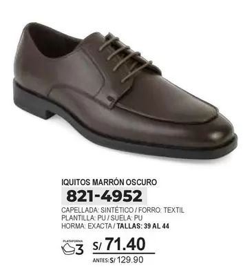 IQUITOS MARRÓN OSCURO 821-4952