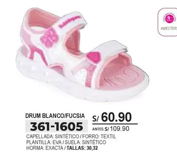 DRUM BLANCO/FUCSIA 361-1605