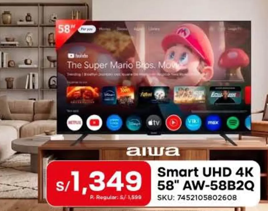 Smart - UHD 4K 58" AW-58B2Q