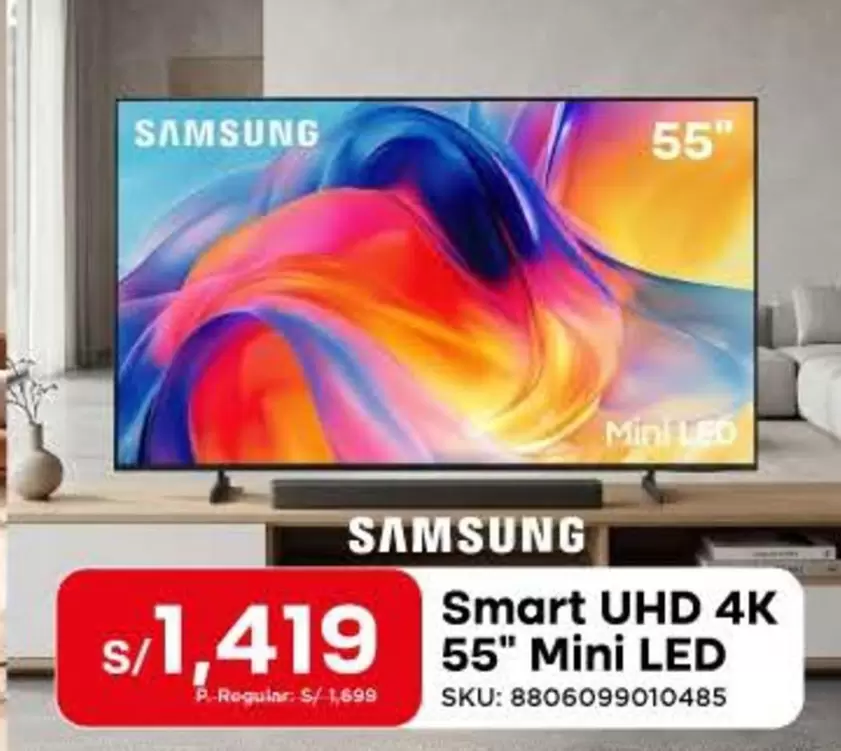 Samsung - Smart UHD 4K 55" Mini LED