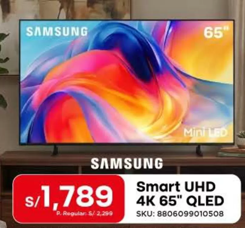 Samsung - Smart UHD 4K 65" QLED