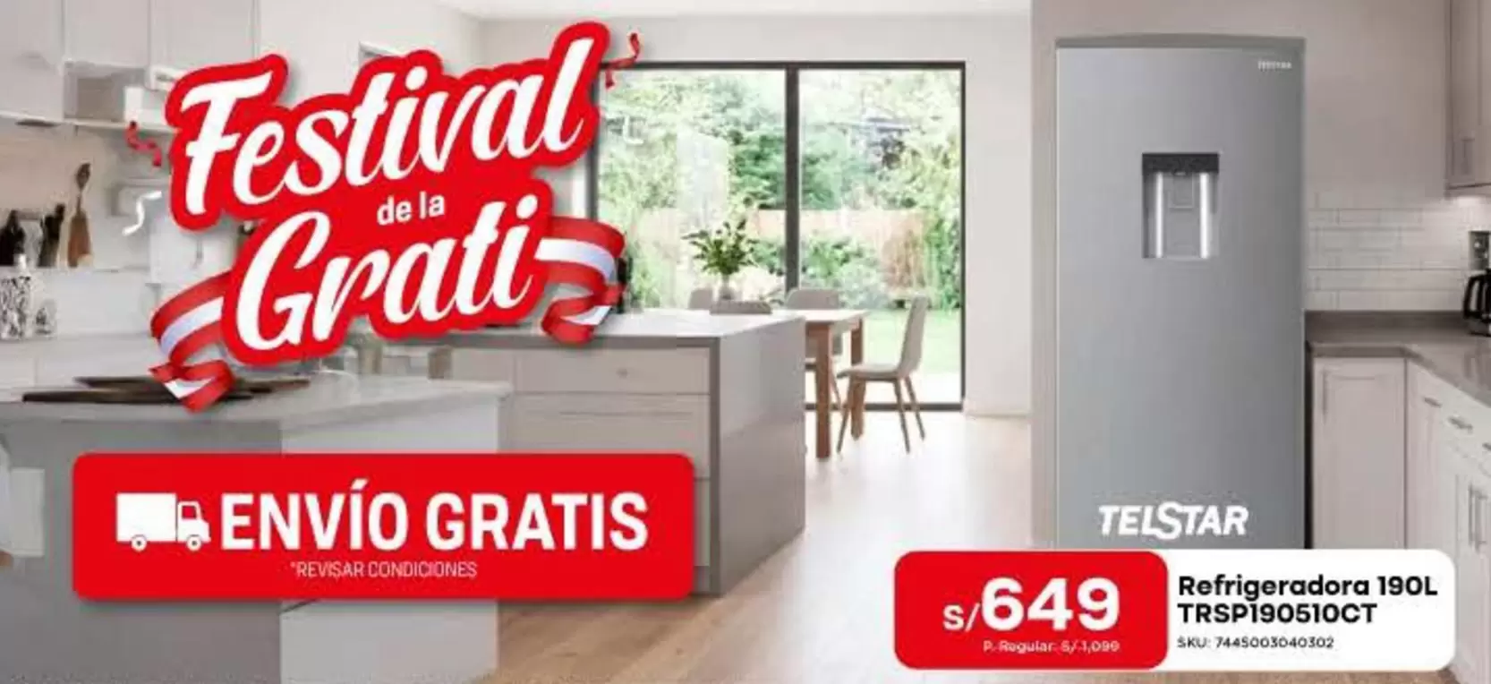 Refrigeradora 190L TRSP190SIOC/T