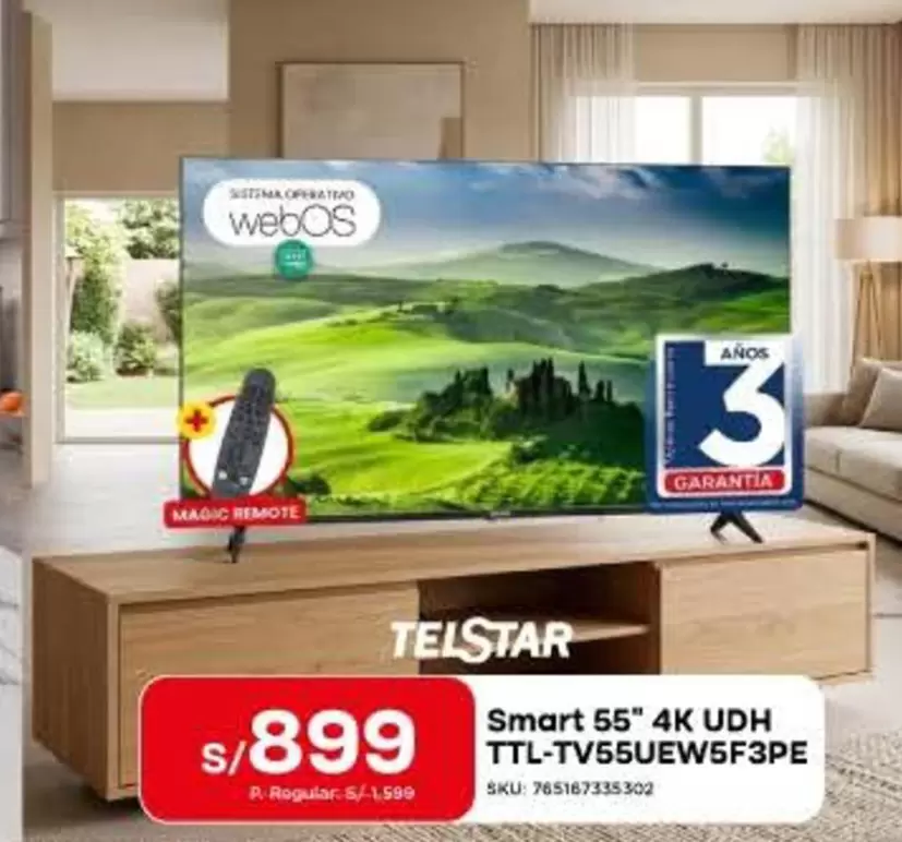 Smart - 55" 4K UDH