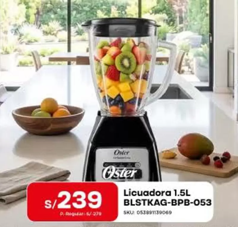 Oster - Licuadora 1.5L BLSTKAG-BPB-053