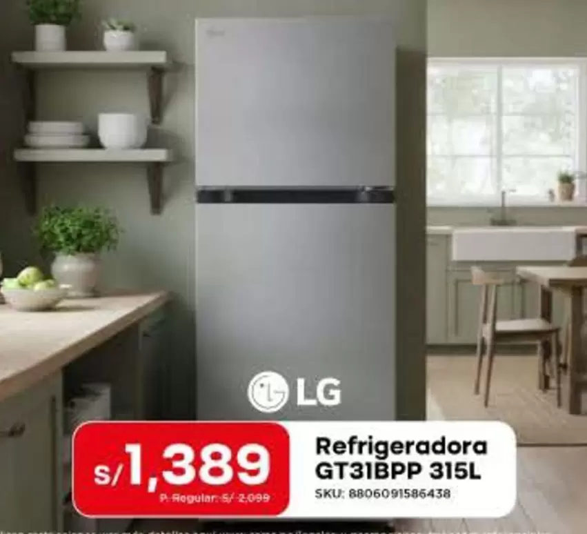 Lg - Refrigeradora GT31BPP 315L