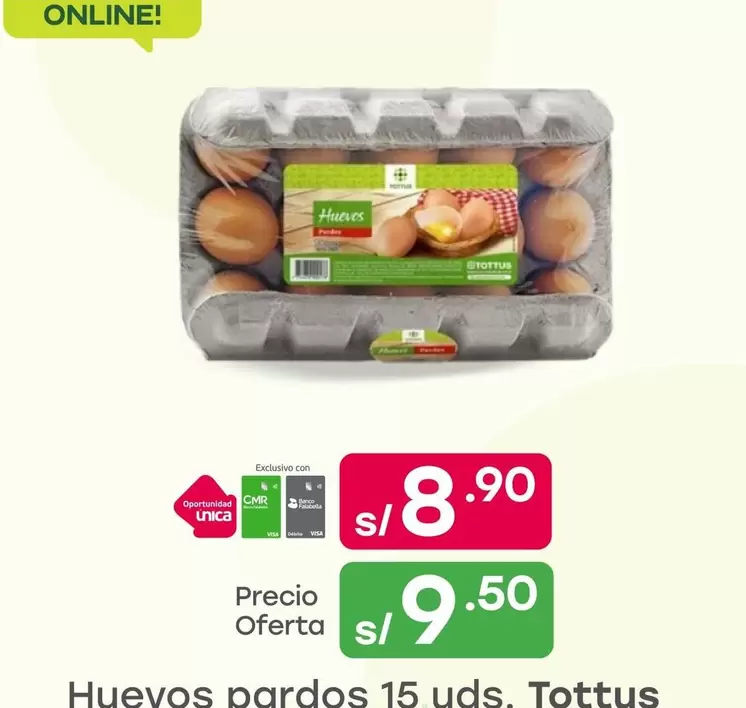 Tottus - Huevos pardos