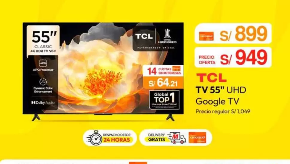 Global - TV 55" UHD Google TV