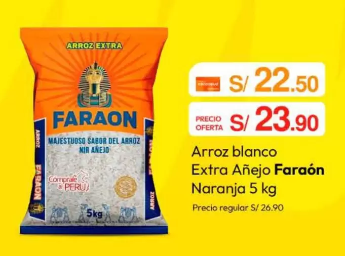 Faraon - Arroz blanco Extra Añejo Faraón Naranja
