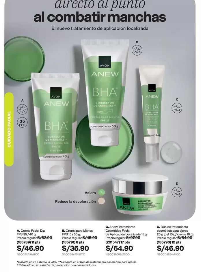 Anew - Crema Facial Dia BHA