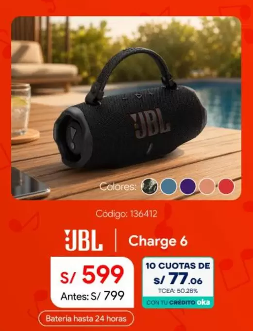 JBL - Charge 6