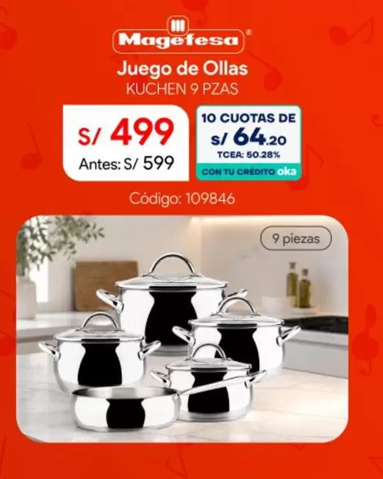 Magefesa - Juego de Ollas KUCHEN