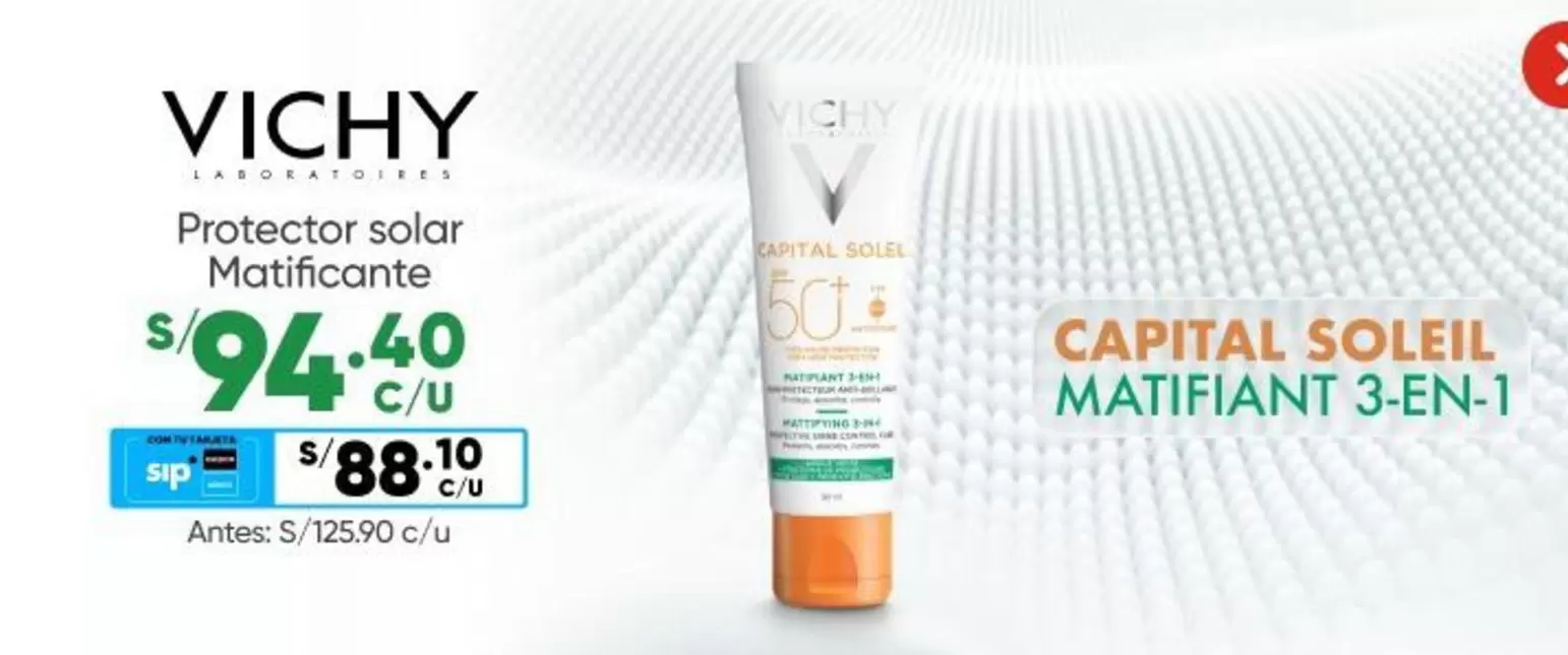 Protector solar Matificante