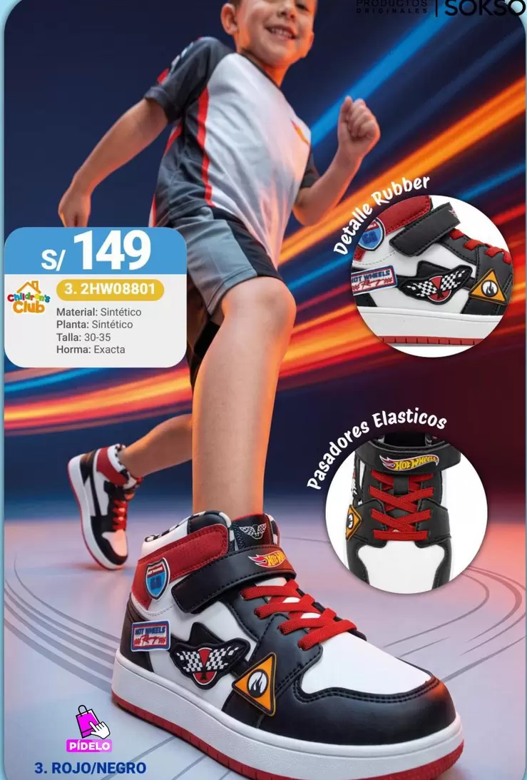 Hot Wheels - Zapatilla S/ 149