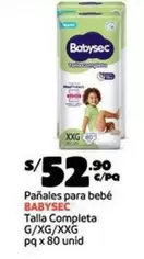 Babysec - Pañales para bebé